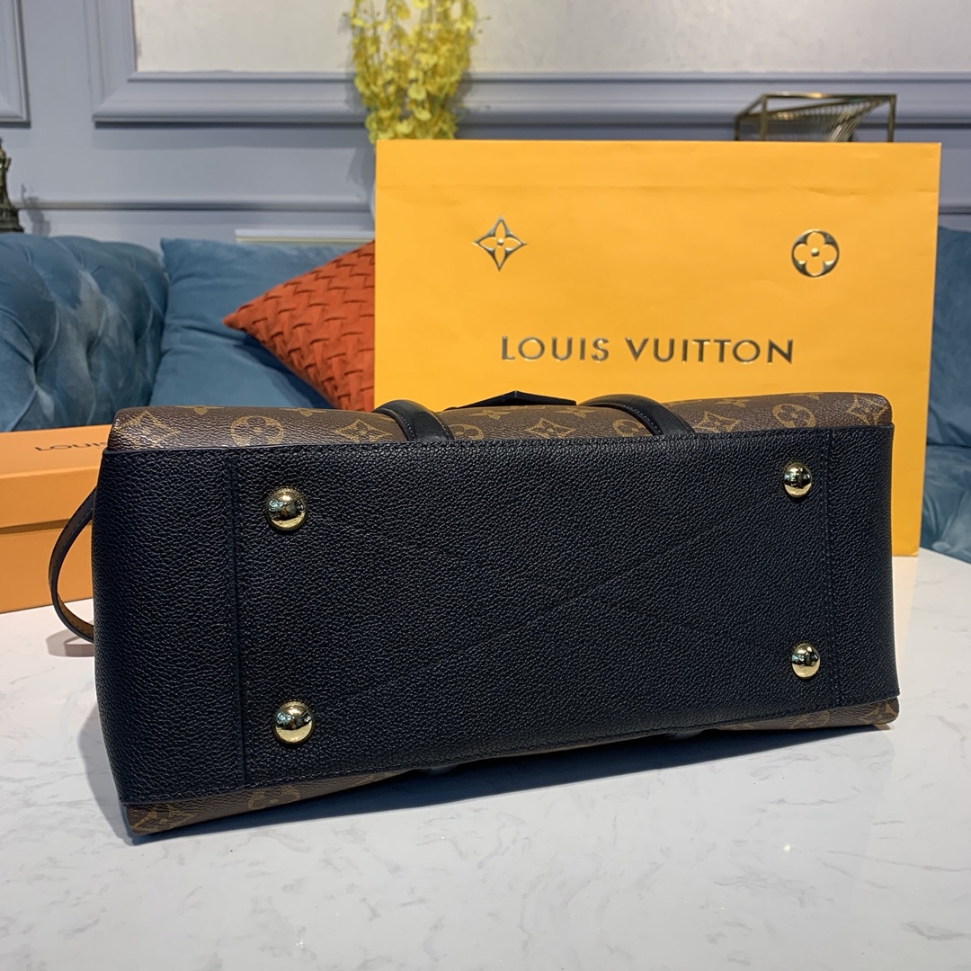 Louis Vuitton SOUFFLOT MM Handbag Monogram M44817